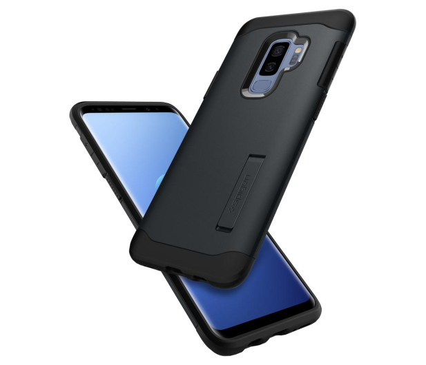 Spigen Etui Slim Armor do Samsung Galaxy S9+ szare - 1382493 - zdjęcie 3